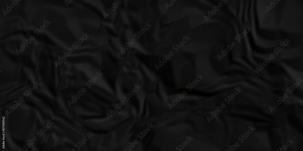 Dark black wrinkly backdrop paper background. panorama craft wrinkly paper texture background, crumpled craft ripped poster and banner.
Dark black wrinkly backdrop paper background. panorama craft wrinkly paper texture background, crumpled craft ripped poster and banner.