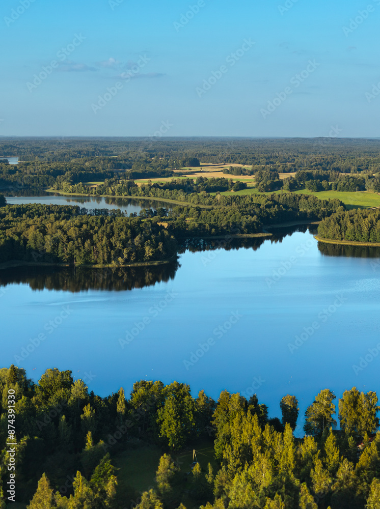 Bay Lake Eikša. Nature of Latvia, Latgale. Bay Lake Eikša. Nature of Latvia, Latgale.