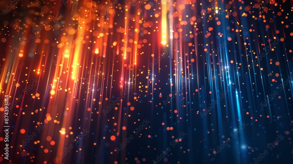 Fototapeta premium Vibrant Colorful Background for Poster or Banner Design Generative AI