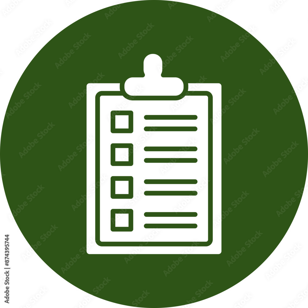List Glyph Green Circle Icon List Glyph Green Circle Icon