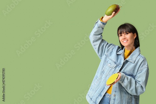 Beautiful young woman with ...