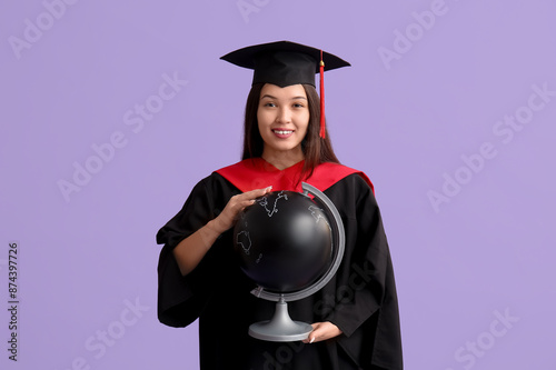 Young female graduate with ...