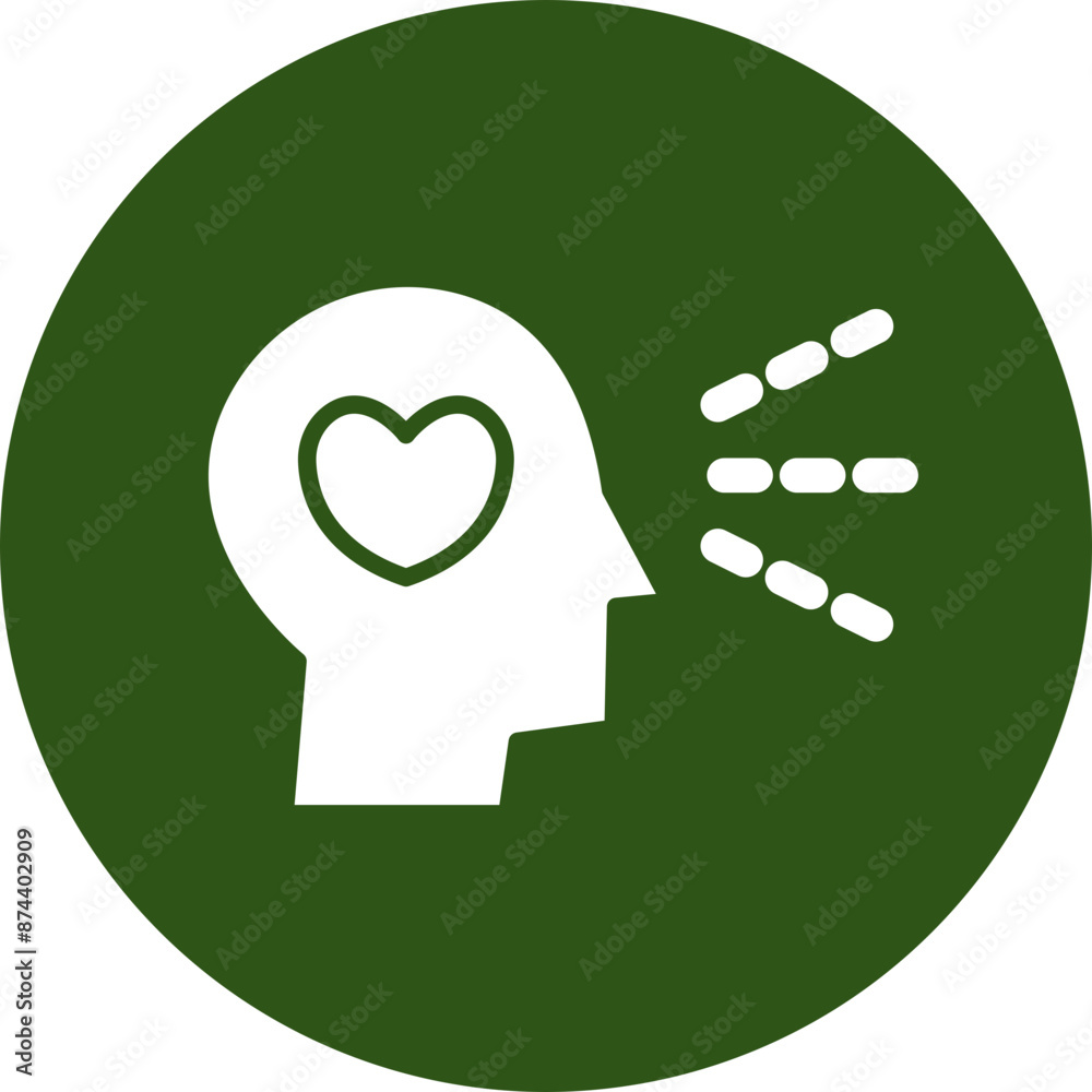 Visualization Vector Glyph Green Circle Icon Visualization Vector Glyph Green Circle Icon
