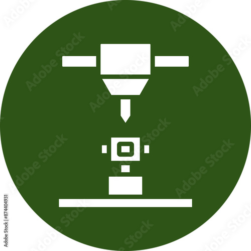 Toys Glyph Green Circle Icon