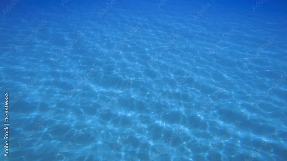 Underwater light refractions on the sea floor Underwater light refractions on the sea floor