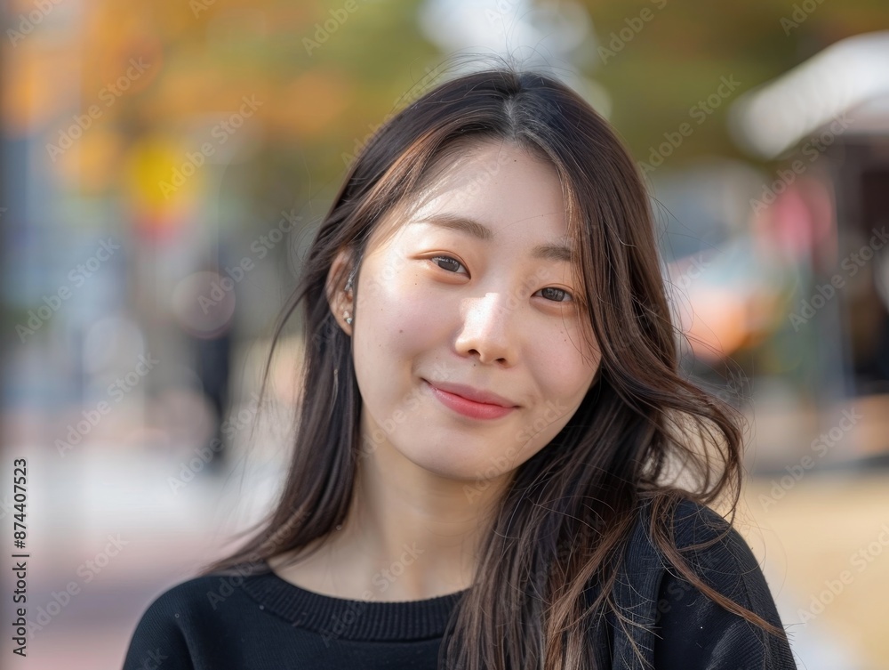 portrait of a young woman outdoors, close-up, portrait of a young woman outdoors, close-up,