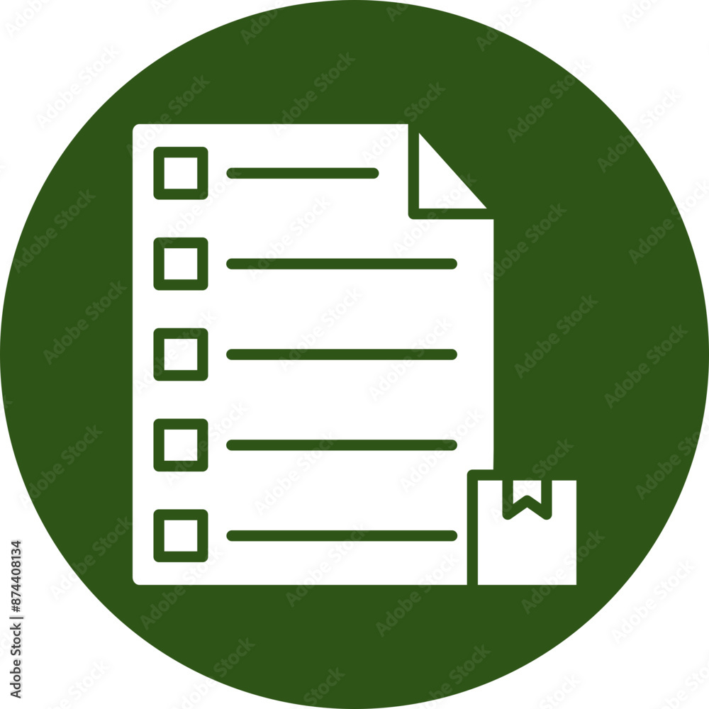 Inventory Management Glyph Green Circle Icon Inventory Management Glyph Green Circle Icon