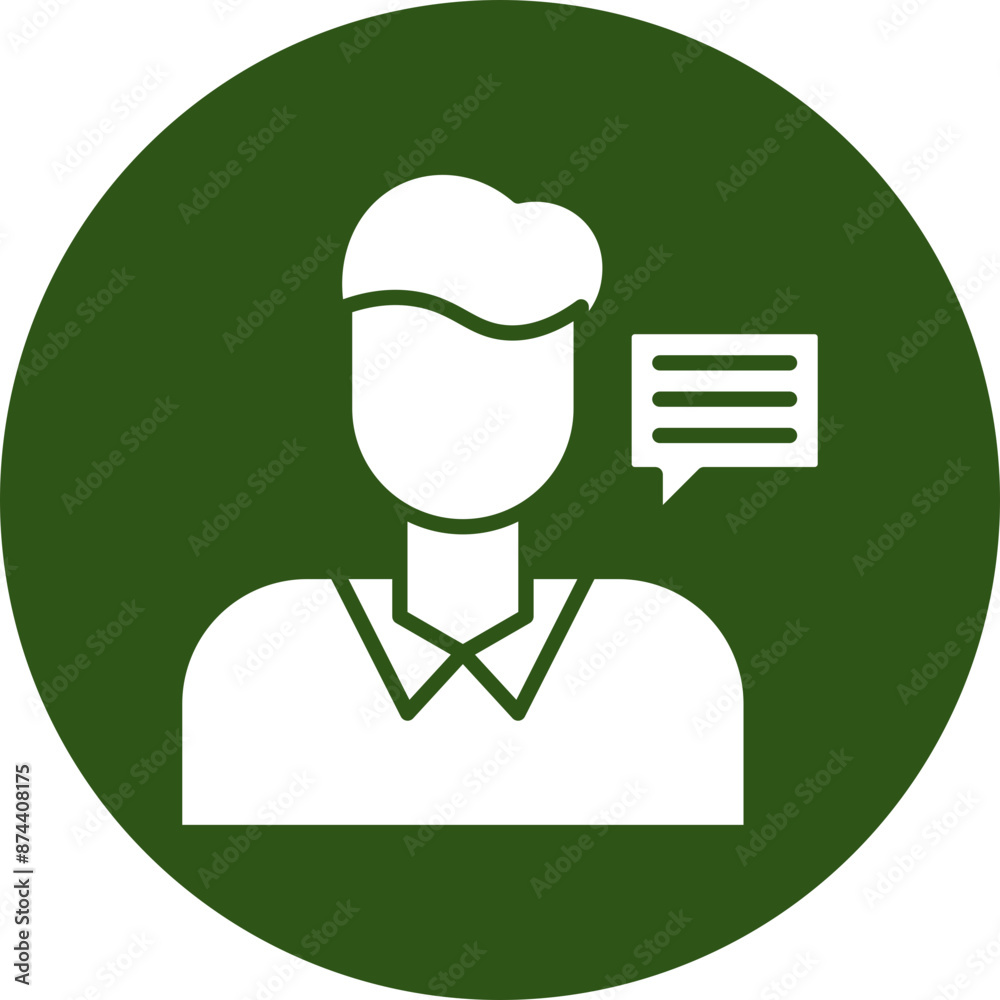 Legal Advisor Glyph Green Circle Icon Legal Advisor Glyph Green Circle Icon