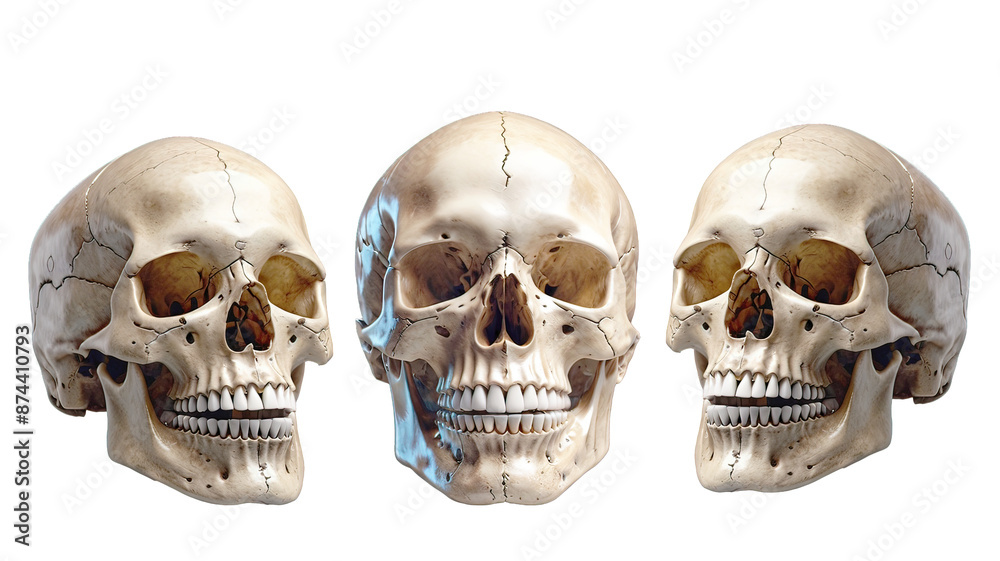 Naklejka premium skull