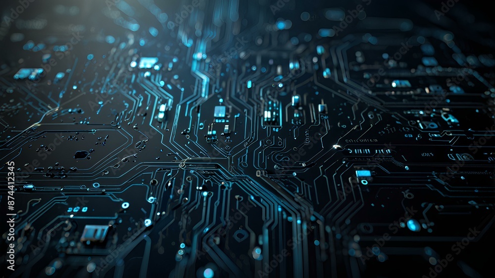 Electronic circuit board wallpaper Electronic circuit board wallpaper