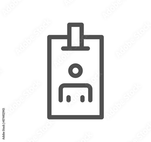 Business icon outline and linear vector.	
