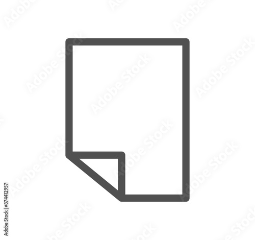 Business icon outline and linear vector.	
