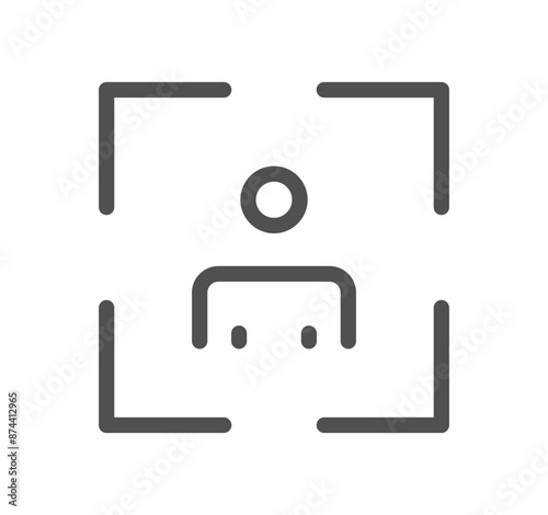 Business icon outline and linear vector.	

