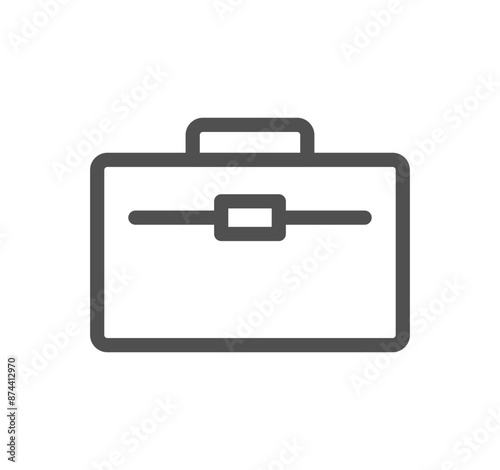 Business icon outline and linear vector.	
