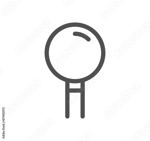 Business icon outline and linear vector.	
