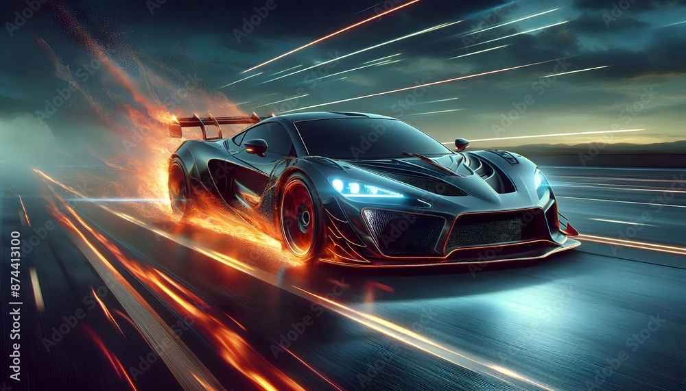 fast moving car fast moving car