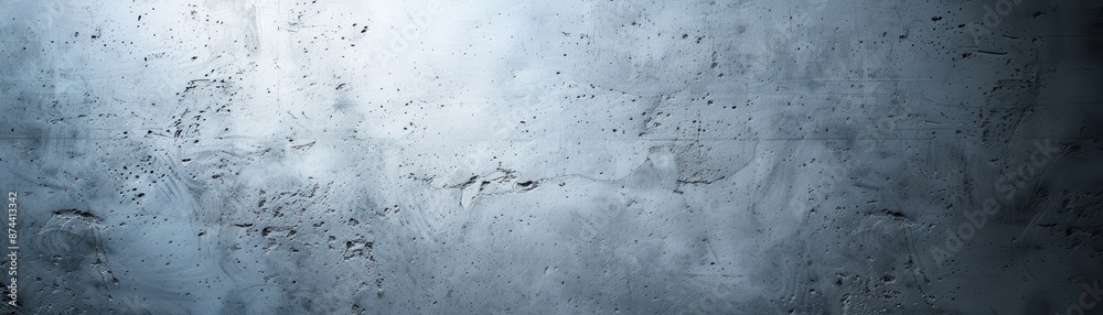A grey wall with a lot of holes and cracks
