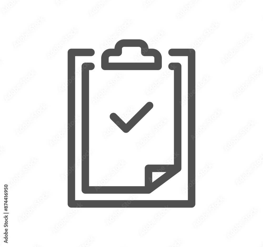 Document icon outline and linear vector.
Document icon outline and linear vector.