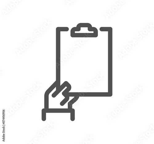 Business icon outline and linear vector.	
