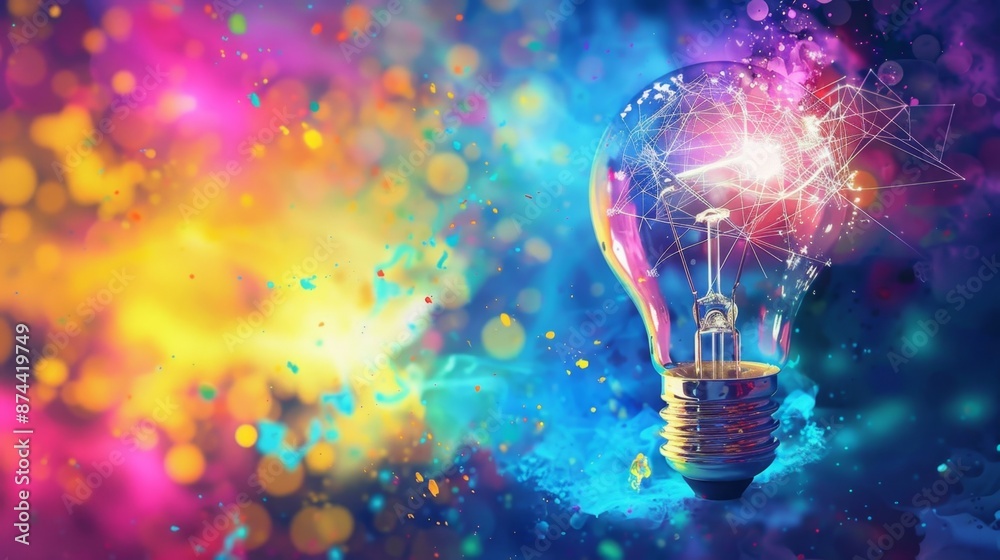 A radiant idea bulb, glowing with creative brilliance, illuminating the path to inspiration and innovation. A radiant idea bulb, glowing with creative brilliance, illuminating the path to inspiration and innovation.