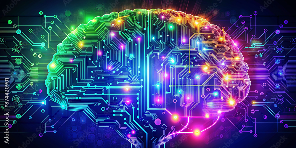 Obraz premium artificial intelligence brain concept