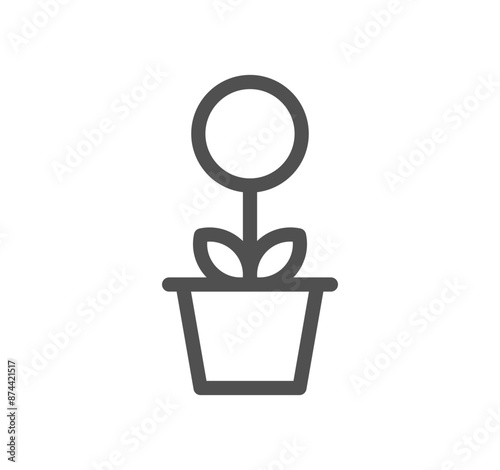 Money savings icon outline and linear vector.	