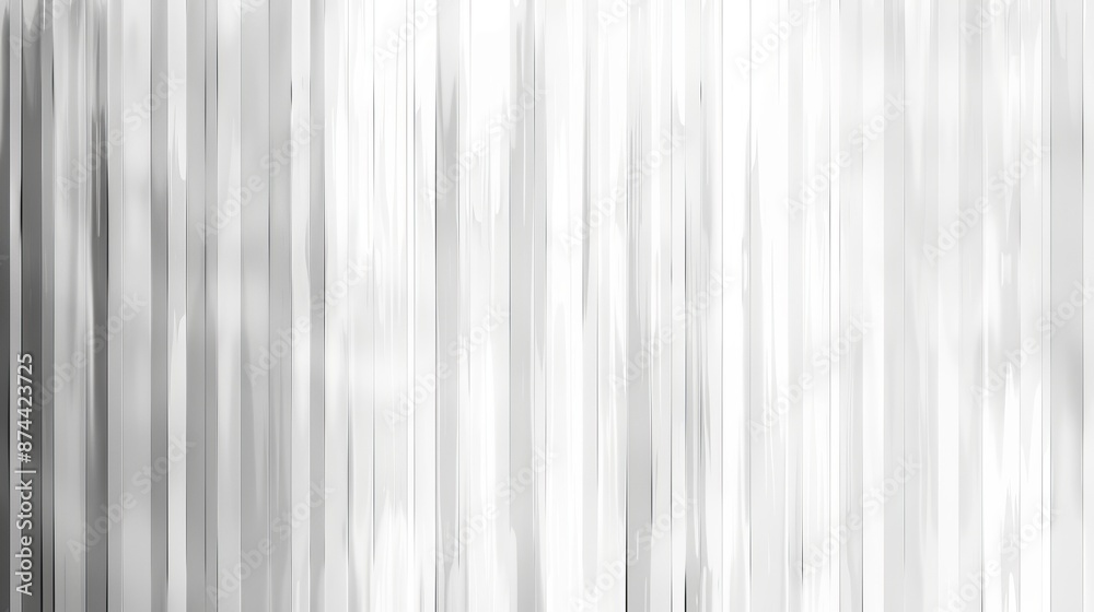 Fototapeta premium Striped abstract design in white and gray, showcasing a contemporary aesthetic.