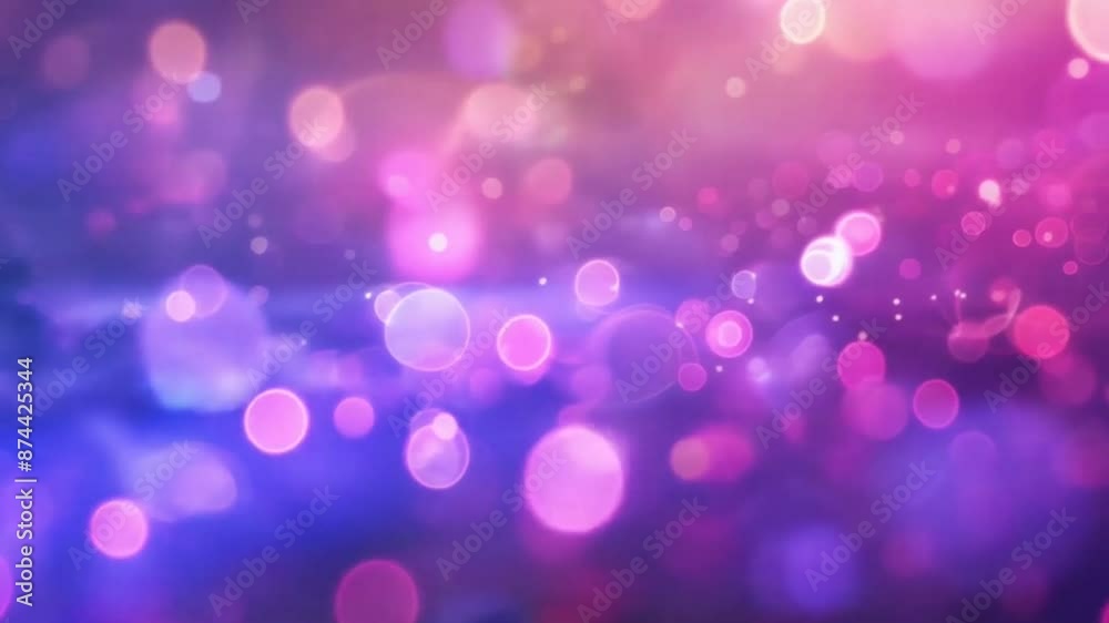 Pink and purple bokeh lights creating a dreamy and whimsical atmosphere Pink and purple bokeh lights creating a dreamy and whimsical atmosphere