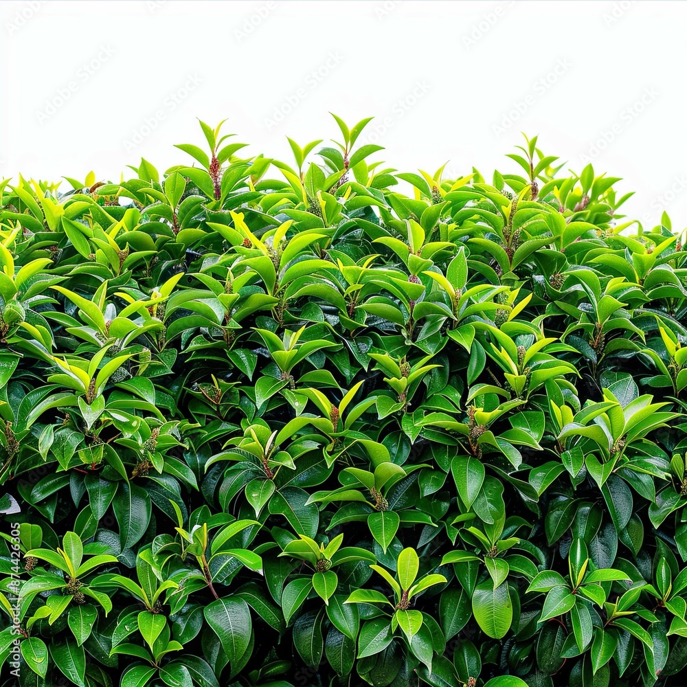 bush plant isolated on a white background bush plant isolated on a white background