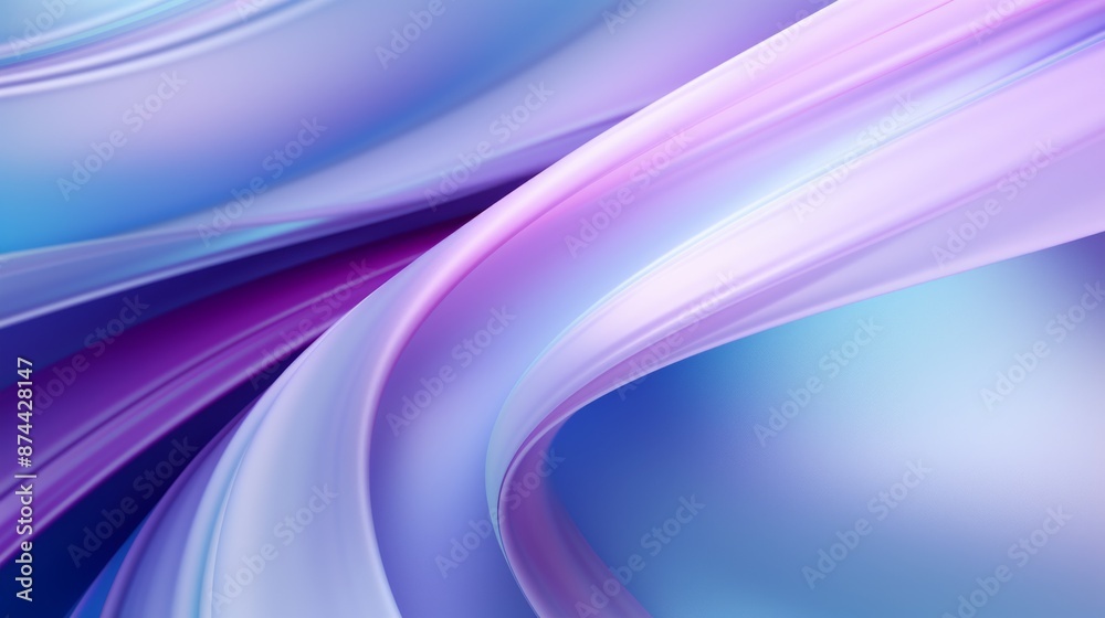 Naklejka premium Macro smooth surface, blue and purple gradient color