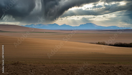 landscape with clouds