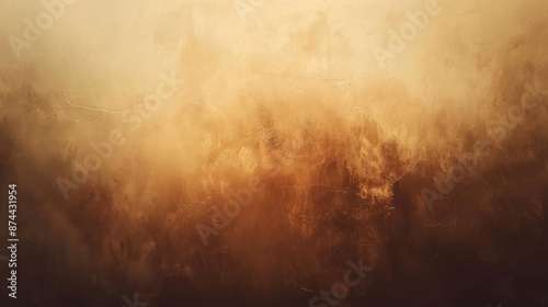 Serene Earth Tone Gradient Background with Textured Patterns and Soft Light Centered Composition in Realistic Style