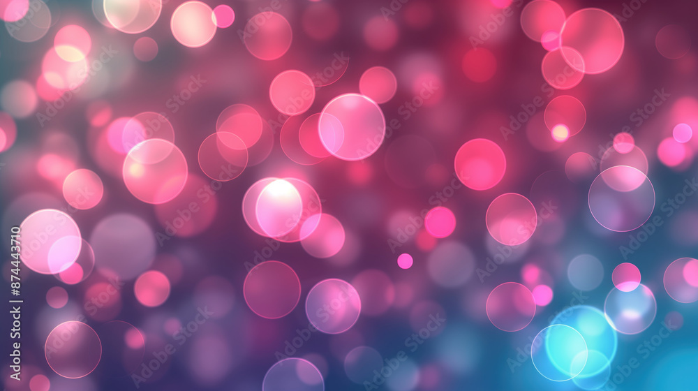 Pink, Purple and Blue Bokeh Lights Background Pink, Purple and Blue Bokeh Lights Background