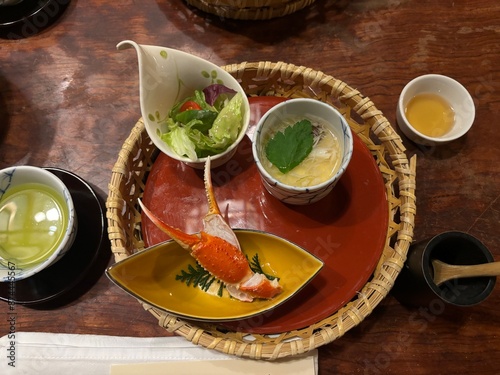 High grade Japanese Crab food set, Big meal menu by Japan crab. photo