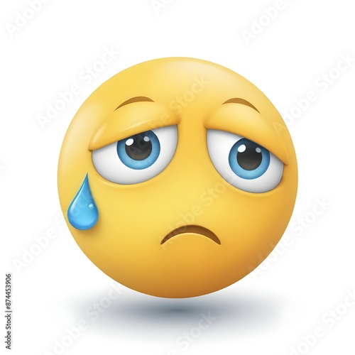 Sad crying smiley emoji
