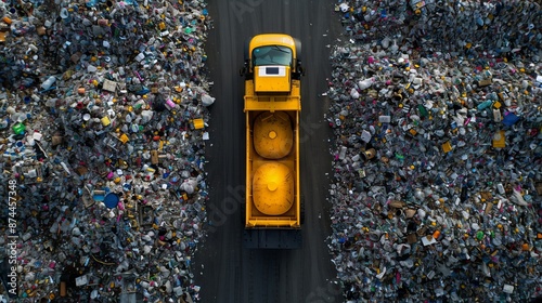 Evolution of waste management from open dumps to advanced recycling systems and zerowaste initiatives