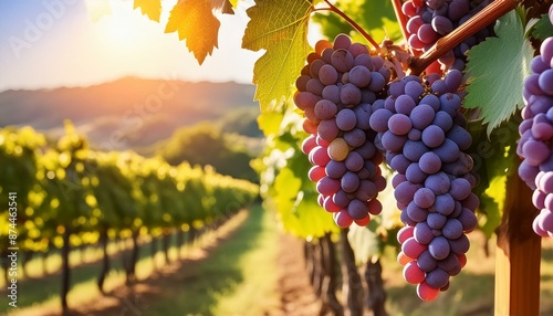 grapes in vineyard