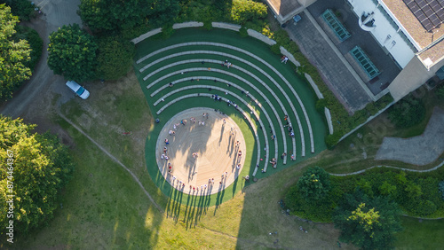 Wallpaper Mural Oopperan amfiteatteri (the Opera Amphitheater) is located in Hesperianpuisto park in Helsinki, Finland. Torontodigital.ca