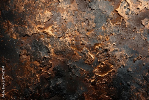 Wallpaper Mural Background for old copper  rust  texture. Abstraction  design Torontodigital.ca