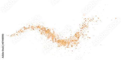Wallpaper Mural Magic shining gold dust. Christmas background. Powder dust light PNG. Fine, shiny dust bokeh particles fall off slightly. Fantastic shimmer effect. PNG. Torontodigital.ca