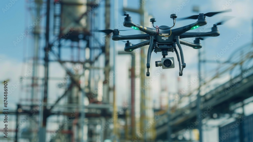 the concept of drone observation of the planet the concept of drone observation of the planet