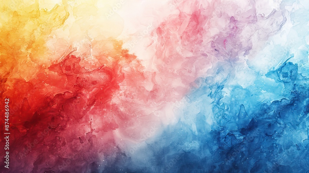 Fototapeta premium Colorful watercolor texture for design art and backgrounds.
