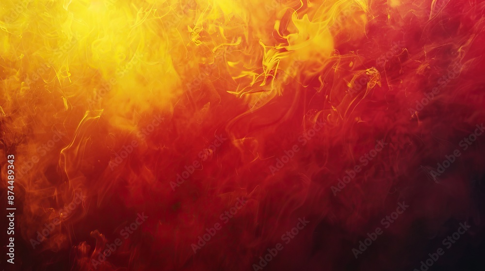 Fototapeta premium The abstract background is a red to yellow gradient for commercial use