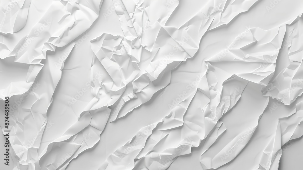 Fototapeta premium White background made of pressed paper