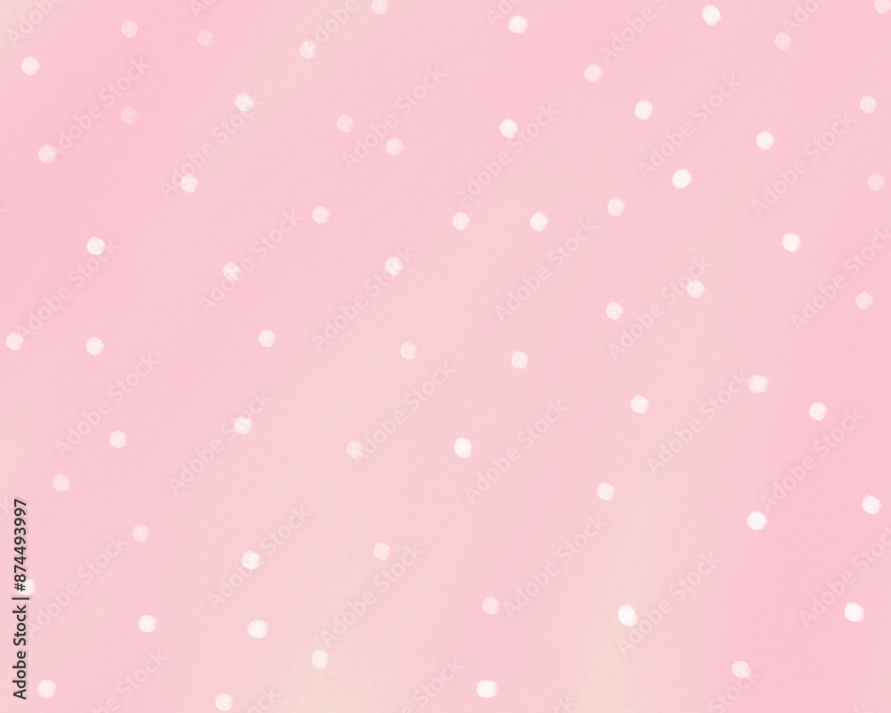 Pastel Pink Polka Dot Background with Pattern Pastel Pink Polka Dot Background with Pattern