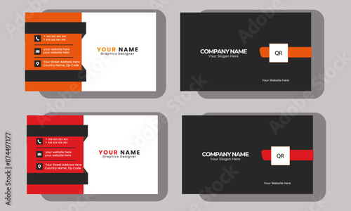 Fotografia Visiting-card , Business-tracing-card-template , Business-card-design ,