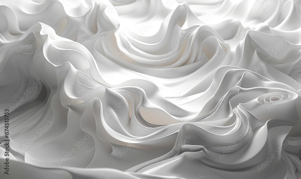 The image is a white background with a lot of white lines and swirls The image is a white background with a lot of white lines and swirls