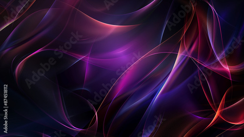Sophisticated Background with Deep Jewel Tones and Flowing Lines