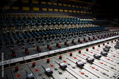 4K Ultra HD Image of Close-Up Detail of Broadcasting Equipment
