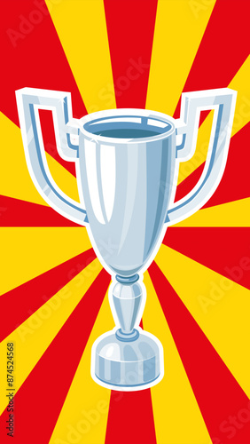 Football euro championship 2024. Soccer cup banner.